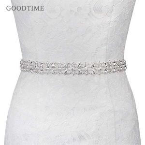 Ceintures Noble Femmes Ceintures Argent Strass Robe De Mariée Ceinture À La Main Cristal Ceinture Formelle De Mariée Ruban Sash Ceinture Pour Fille Robe De Soirée G230207