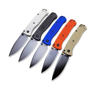 BM533 Couteau S30V lame Mini Bugout EDC couteau de poche pliant lame noir/blanc couteau tactique de survie outils à main en plein air sauvetage EDC 244