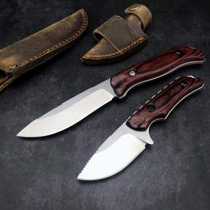 2 modèles BM 15017/15002 couteau à lame fixe lames de CPM-S30V manche en bois couteau de chasse droit de survie couteaux EDC outils