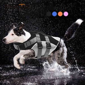 Benepaw cómodo chaleco salvavidas para perros tiras reflectantes mango de rescate chaleco de natación duradero ropa de verano para perros abrigo flotante para cachorros 211106