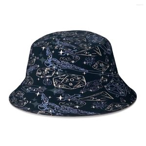 Berets Azure Pretty Gear For Babes Everywhere Cleric DND Game D20 D&D Bucket Hat Women Men Foldable Bob Fishing Hats Panama Cap