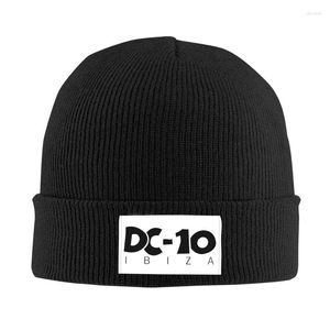 Berets DC-10 IBIZA Club Skullies Beanies Caps Unisex Winter Warm Knitted Hat Women Men Fashion Adult Bonnet Hats Outdoors Ski Cape