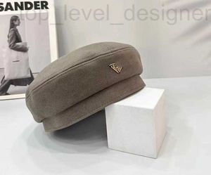 Bérets Designer Chapeau pour femmes en automne et hiver, béret noir polyvalent, chapeau peintre en laine tendance