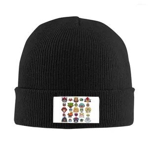 Bérets Faces de He-Man et du Masters Universe Tricoted Hat For Women Men Beanie Automne Hiver Acrylique Hip Hop Melon Cap