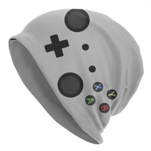 Bérets Gaming Gamer Controller Skullies Bons de bonnet Cool Winter Femmes chaudes Men de tricot Chapeaux Unisexe Adulte Retro Video Game Bonnet