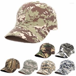 Boinas Sombrero de camuflaje de alta calidad Toda la temporada Gorra de béisbol Deportes al aire libre Borde curvo Viaje Sol al por mayor