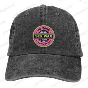 Bérets Mr Zogs Surf Sex Wax Mode Unisexe Coton Casquette de baseball En Plein Air Adulte Réglable Hommes Femmes Denim Chapeau