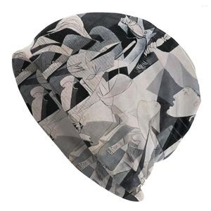 Bérets Pablo Picasso Guernica Bonnet Chapeau Mode Rue Skullies Bonnets Pour Hommes Femmes Tricot Printemps Chaud Tête Wrap Casquette Unisexe