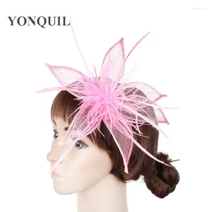 Bérets Pink Fascinator Accessoires Cocktail Cocktail Party MILLINEERY MEDIARE COLOR 17 COULEUR DISPONIBLE 12PCS / LOT MSF258