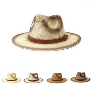 Boinas Pintura en aerosol Sombrero de paja Accesorios para cinturón Diseño único para mujer Ocio al aire libre para hombres Vacaciones Sol junto al mar