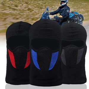 Bérets Masque de casque tactique Masque de chasse complet Cagoule Mesh Paintball Protection CS Shadow Fighter