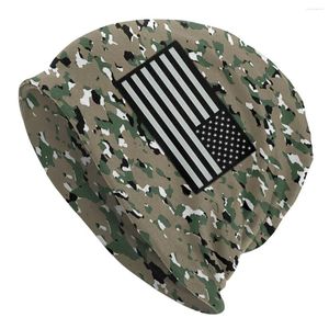 Bérets Woodland Camouflage Bonnet Homme extérieur mince Skullies bonnets Camo armée casquettes pour hommes femmes nouveauté chapeaux