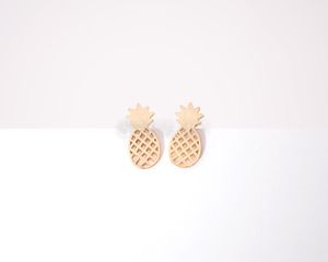 El mejor regalo para un amigo 2016 contrató el adorno de los pequeños y encantadores aretes de piña BFF para mujeres y hombres.