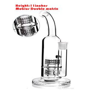 Meilleurs narguilés Mobius Stereo Matrix perc bong en verre recycler les plates-formes pétrolières conduites d'eau en verre fumer tabac oiseaux cage Perc capiteux verre joint de 18,8 mm