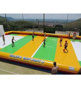 Best PVC inflatable soap football field soap inflatable football court for sale
