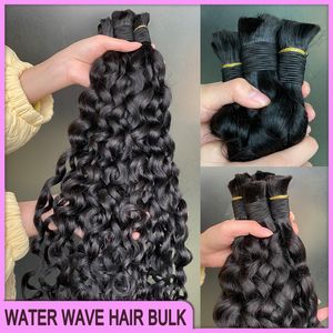 Extensiones de cabello más vendidas de grado 12a 100% crudo Cabello humano Cabello peruano PERUVIANO Brasil Brasileño Agua Cabello Bulk 3 Bundles