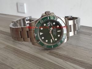 Meilleure vente Mens Luxury Top Quality sub Movement Green Ceramic Bezel Sapphire Glass 40mm 116610 116610LV Automatic Mens Folding mechani