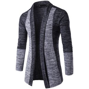 Meilleure vente - nouveau pull pour homme décontracté à manches longues panneau automne et hiver cardigan manteau en tricot veste sweat-shirt