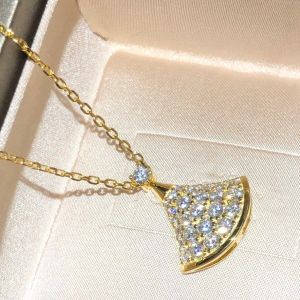 BGARI DIVAS DREAM Collane con diamanti Placcati in oro Collana di alta qualità di alta qualità Riproduzioni ufficiali del designer 5A
