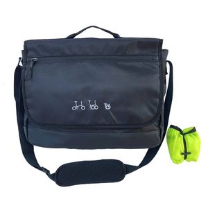Sacs de vélo sacoches utilisation pour Brompton Birdy BYA412 sac de rangement avant de vélo pliant sac à main avec sacs de montage housse imperméable 231220