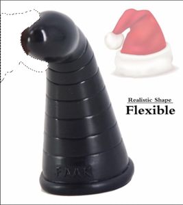 Big Anal tapón navideño sombrero de Navidad grande tope butt bulto masaje juguetes de sexo para adultos productos para mujeres masturbación4750589