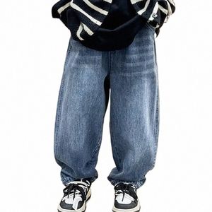 Big Boy Jeans para adolescentes Ropa para niños Pantalones para niños Pantalones para niños Pantalones para niños de 11 a 12 años Ropa holgada de verano Jeans D1PP #