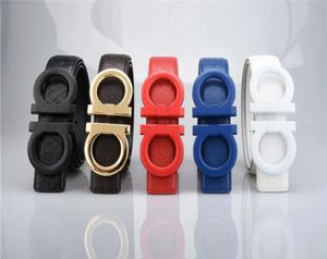 Big Buckle Belt Designer ceintures pour les hommes Largeur des femmes 38 cm Fashion Luxury Print Flower Cuir Beltes