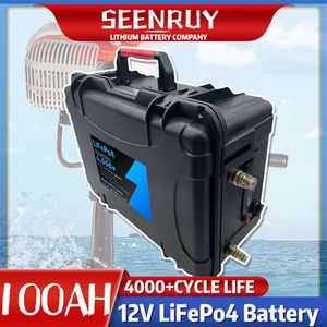 SEENRUY – batterie Lithium-fer étanche IP67 12V, 100ah, 100a, pour hélice de bateau de pêche, Propulsion Marine, gros Coupon