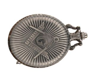 Big G Masonry Masonic Match Pocket Watch Antique Vine Silver Grey Quartz Collier Collier Collier Collier Collier 5692044