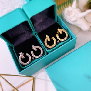 Big Gold Huggie Hoop Boucles d'oreilles Pendentif initial Colliers pour femmes hommes Lien Designer tendance Bijoux de mode Fête Noël Cadeaux de mariage Anniversaire Fiançailles