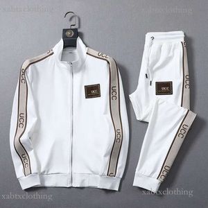 Gran venta diseñadores G marca para hombre para mujer otoño chándales arco iris raya traje abrigos hombre diseñadores chaquetas sudaderas pantalones sudaderas gu cci ropa deportiva