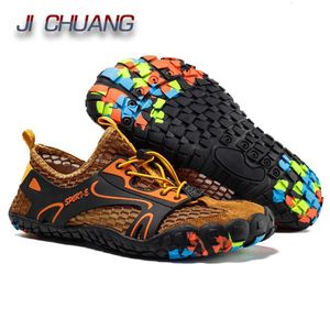 Big Size 47 Aqua Shoes Men Outdoor Quick Dry Water inhalable Fitness Barefoot Beach Sneakers en trekking Upstream 240402