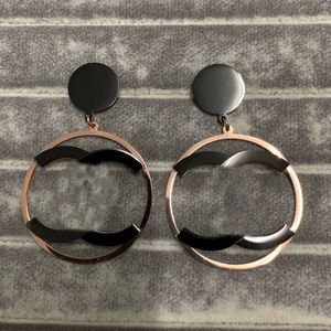 Boucles d'oreilles de concepteur de luxe à grande taille