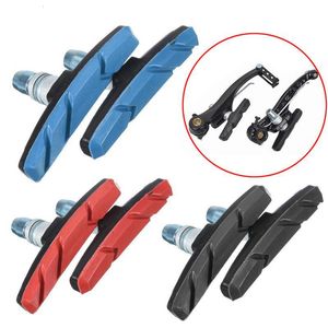 Freins de vélo 12 paires de plaquettes de frein silencieuses de vélo durables blocs de chaussures de support en V de cyclisme tampon en caoutchouc pour une performance durable bon 230617