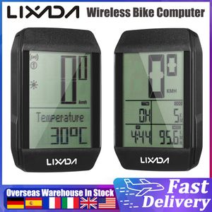 Ordinateurs de vélo LIXADA ordinateur de vélo sans fil compteur de vitesse de vélo étanche compteur kilométrique avec rétro-éclairage LED compteur de vitesse compteur de vitesse de cyclisme 230829