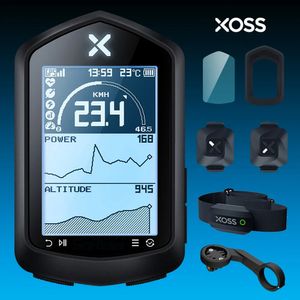 Ordinateurs de vélo XOSS NAV GPS Magasin d'ordinateurs de vélo Vélo Capteurs de vélo Moniteur de fréquence cardiaque Route 2,4 pouces ANT route navigation 230928