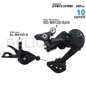 Desviadores de bicicleta SHIMANO DEORE M4120 2x10v 11v Groupset M4100 Shifter y M5120 Rear Derailleur SHADOW RD 2x10 11 velocidades Piezas originales 230619