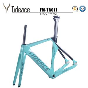 Fahrradrahmen Tideace Hochwertiger Carbon-Bahnrahmen mit schnellem Faserrahmenset TR011