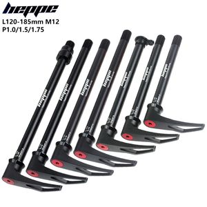 Groupes de vélo HEPPE vtt route à travers l'essieu avant fourche arbre brochette 12x100 12x110 arrière 12x142 12x148 dégagement rapide M12xP1015175 230214