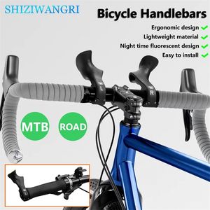 Componentes de manillares de bicicleta Extremos de barra de bicicleta Diseño ergonómico Manillar Mango de nailon Cómodo empuñaduras de escencia Accesorio de ciclismo 230907