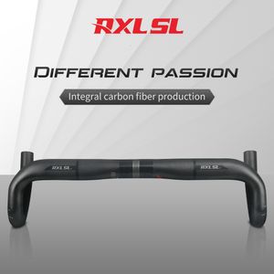 Bike Handlebars Components RXL SL 318mm Carbon Drop Bar Road Bicycle Handlebar 380400420440mm UD Matte External Routing Racing Handle Bars 230808