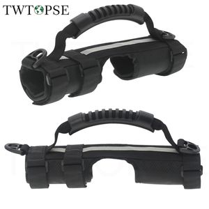 Composants de guidon de vélo TWTOPSE poignée de cadre pour Brompton vélo pliant Durable bandoulière ceinture de transport 3SIXTY Scooter électrique 230627