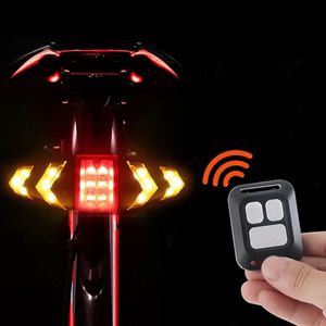 Feux de vélo Feux arrière de vélo Clignotants sans fil de vélo intelligents Feux arrière de vélo LED Accessoires de vélo personnels faciles à installer 231027