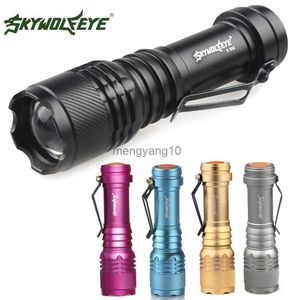 LUMIÈRES DE BILLE PLIQUE HAUTE / LOBE / SOS 6000LM LAMPE LAMIRES NON THERMES RADIATION SKYWOLFEYE TORCH EMPHERPHOP XPE LED Super Bright Flash Lampes de poche HKD230810