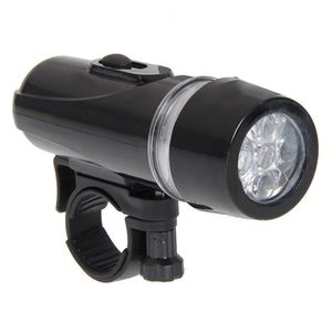 Torce Luci per bici Fascio di potenza Luce per bicicletta Fari 5LED ultra luminosi Fanali posteriori Ciclismo LED Commercio all'ingrosso