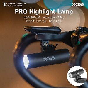 Lumières de vélo XOSS Light Phare 4008001500 LM étanche USB rechargeable VTT avant lampe tête vélo flash torche 230907