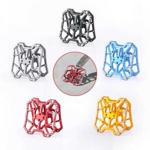 Pédales de vélo 2 pièces en alliage d'aluminium pédale plate-forme Clip vtt vélo vélo Clipless pédale plate-forme adaptateurs pour Spd Keo pédales VTT accès 0208