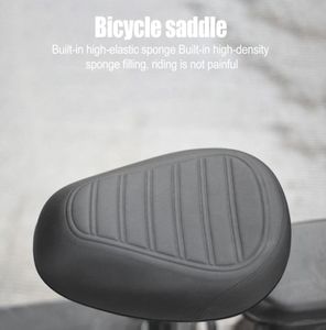 Sillín de bicicleta, resorte de cuatro esquinas, asiento de bicicleta suave engrosado, cómodo cojín de asiento de bicicleta con esponja, accesorios para ciclismo al aire libre 2153281