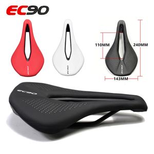 Selles de vélo EC90 siège de vélo VTT Route PU Ultraléger Respirant Coussin de siège confortable Racing Pièces de selle Composants 230505