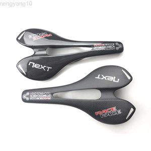 Sillines de bicicleta Race Face NEXT Full Carbon Fiber Road MTB Bike Saddle Seat 3K Matte / Gloss Piezas de ciclismo ligeras 275X143mm HKD230710